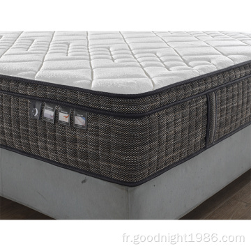 Matelas à ressorts ensachés compressés